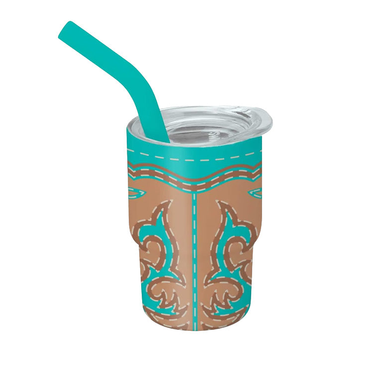 Swig Life Tiny Tumbler 2 oz Boot Scootin Turquoise