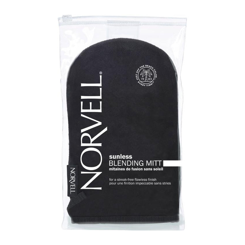 Norvell Sunless Blending Mitt: Perfect for flawless application. Protects palms and nails. Reusable, soft, and comes with a travel-friendly pouch.