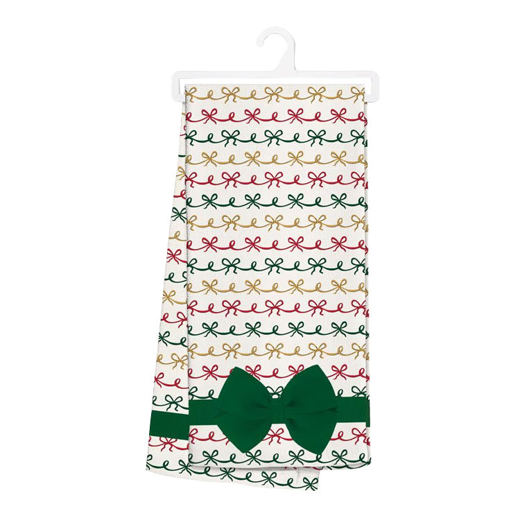 Swig Life Tea Towel Christmas Bows