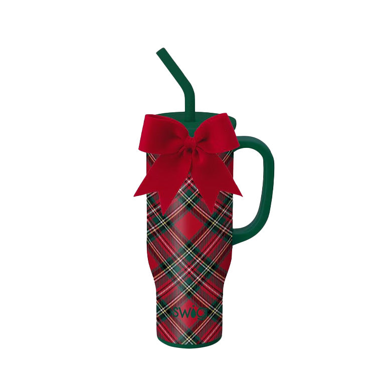 Swig Life Mega Mug 30 oz. Christmas Plaid