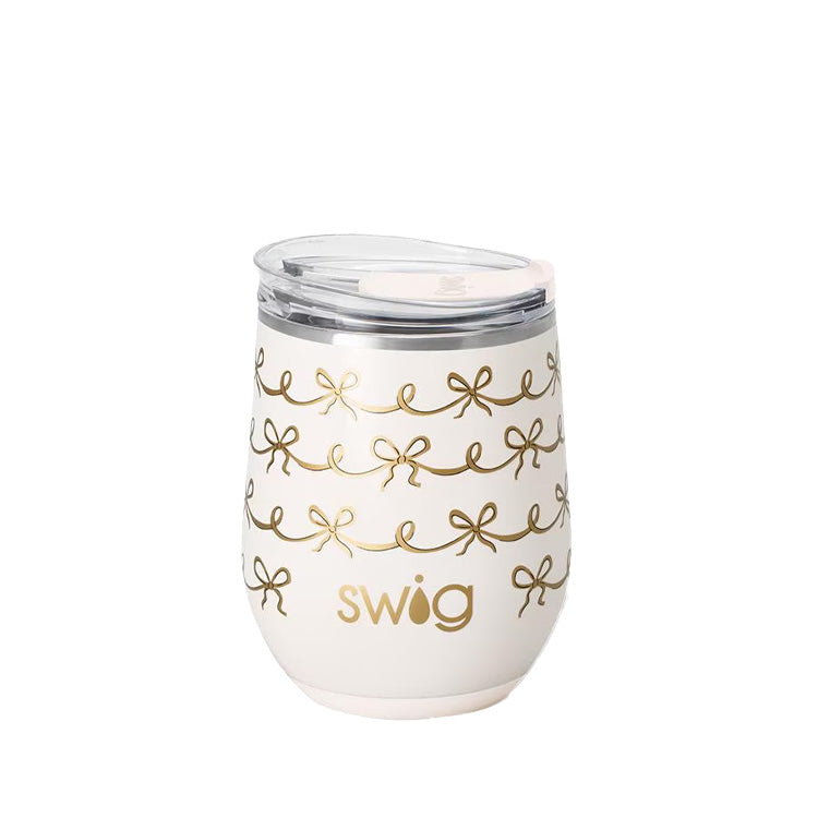Swig Life Stemless Wine Cup Pretty in Pearl 12 oz