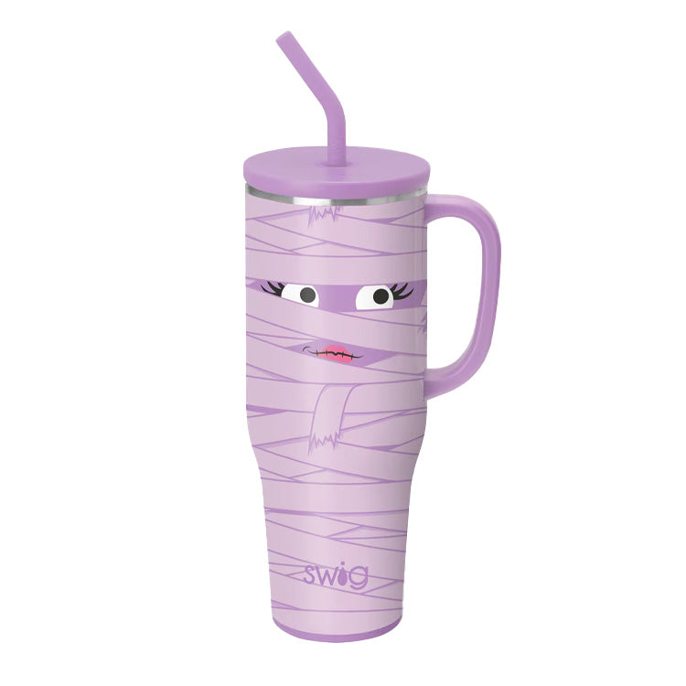 Swig Life Mega Mug 40 oz. - Boo Crew Mummy