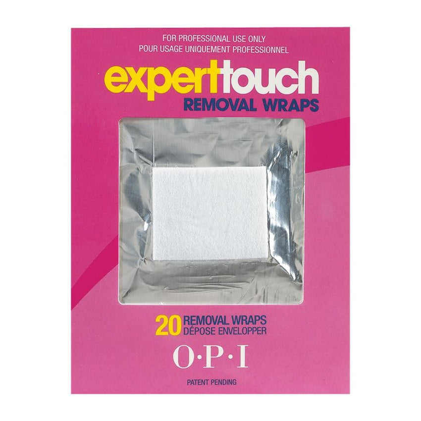 OPI Expert Touch Removal Wrap 20 unidades