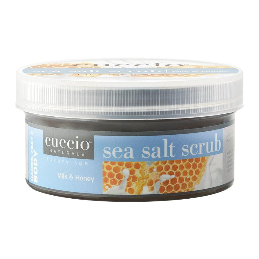 Exfoliante de sal marina Cuccio 8 oz.