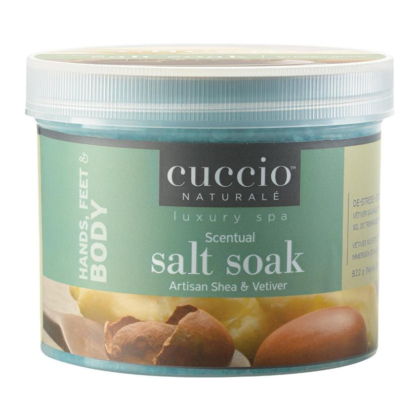 Cuccio Artisan Shea & Vetiver Scentual Salt Soak