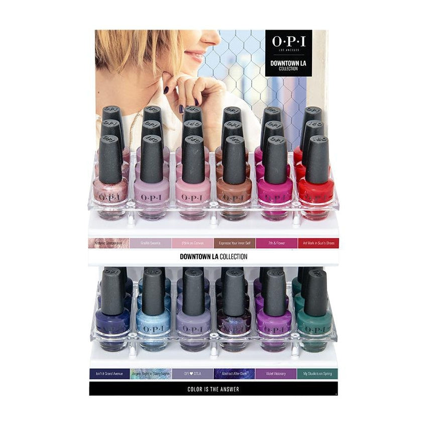 OPI Nail Lacquer Downtown LA Collection 36 Piece Acrylic Display