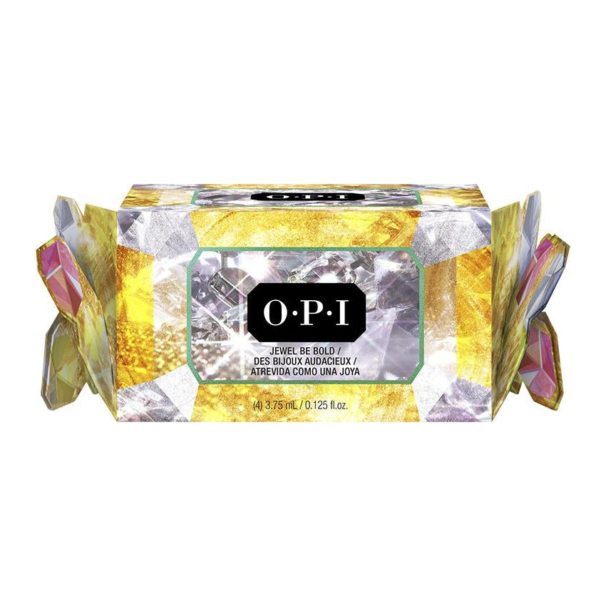 OPI Nail Lacquer Jewel Be Bold Collection 4 Piece Mini Cracker