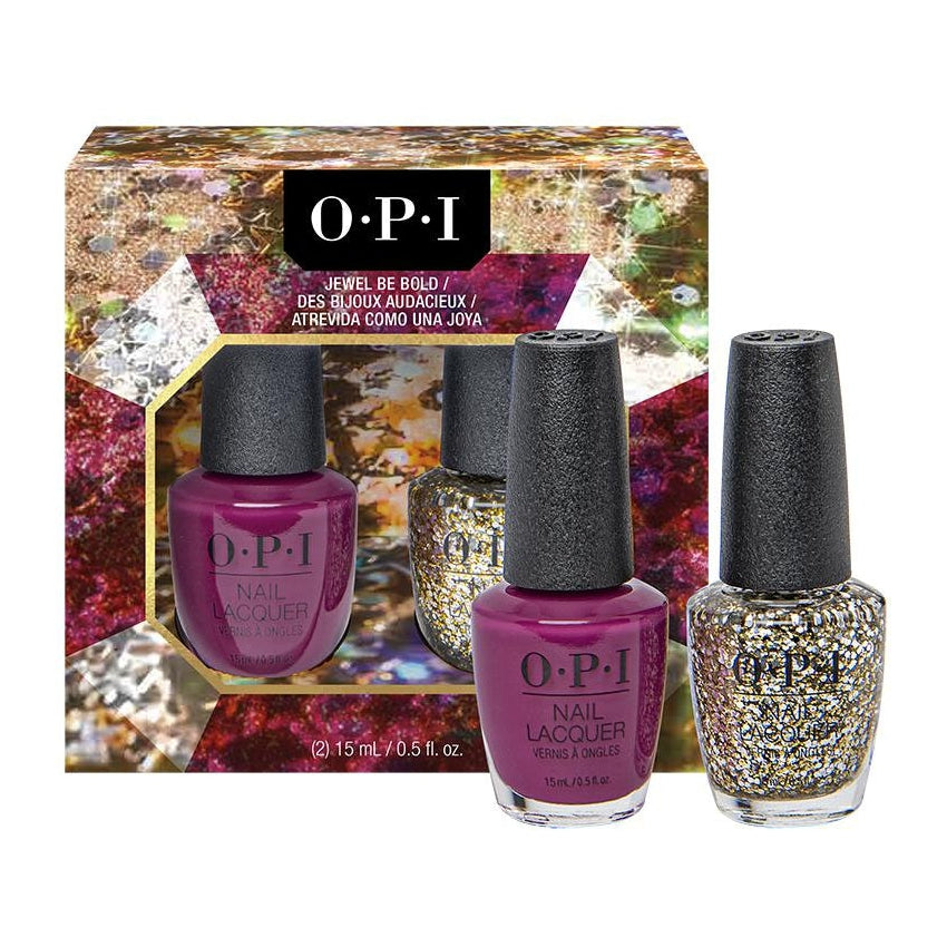 OPI Nail Lacquer Jewel Be Bold Collection Duo