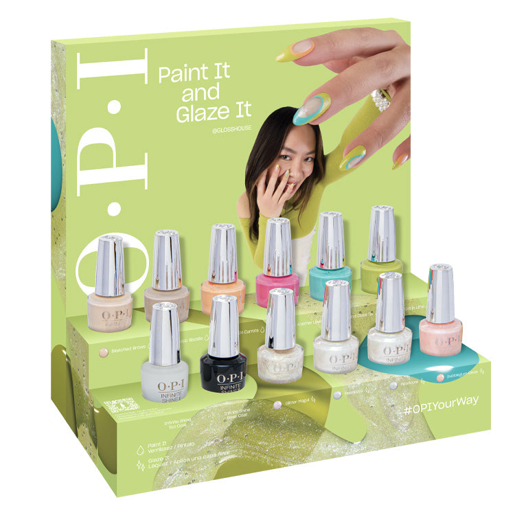 OPI Infinite Your Way Collection 12 Piece Chipboard Display