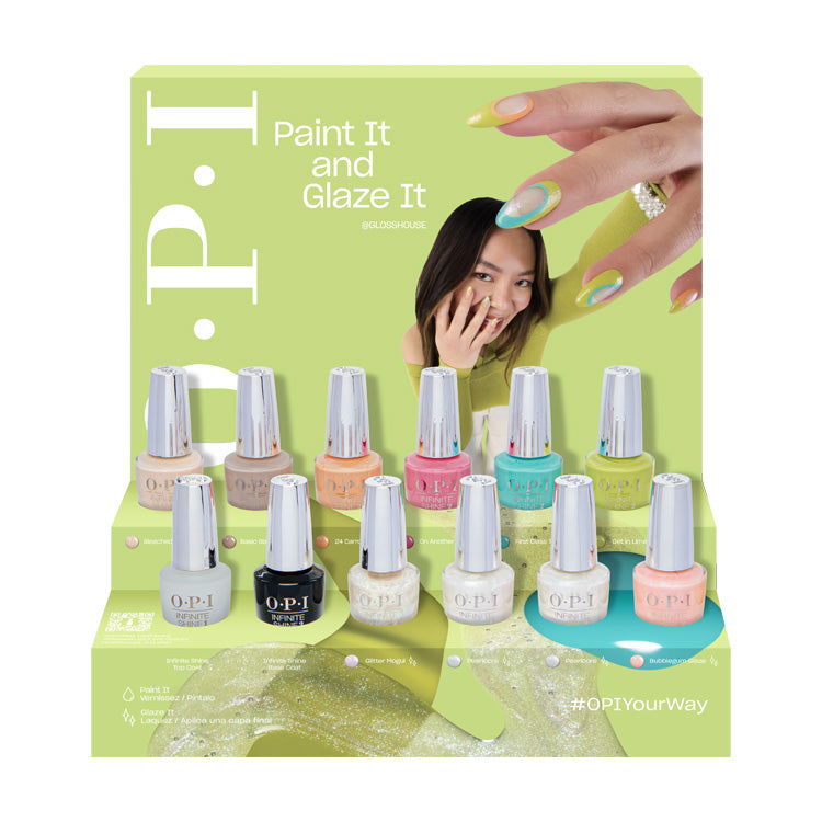 OPI Infinite Your Way Collection 12 Piece Chipboard Display