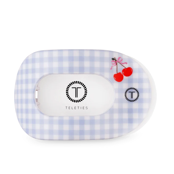 Teleties Flat Clip Round Large- Basket of Cherries