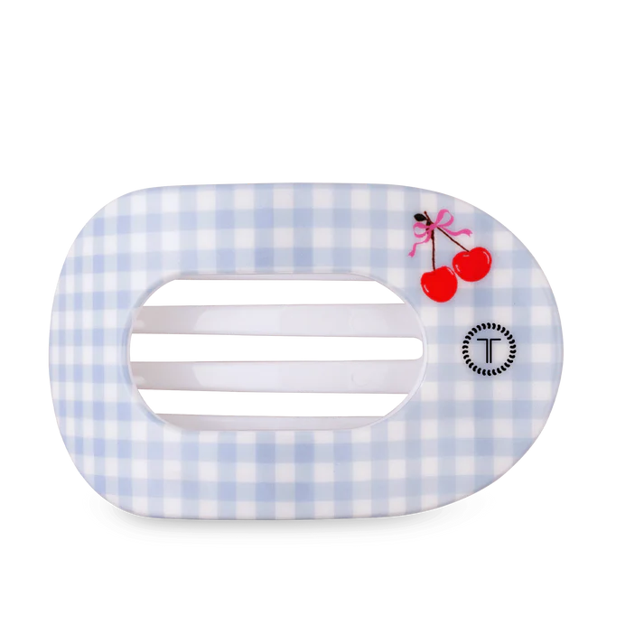 Teleties Flat Clip Round Large- Basket of Cherries
