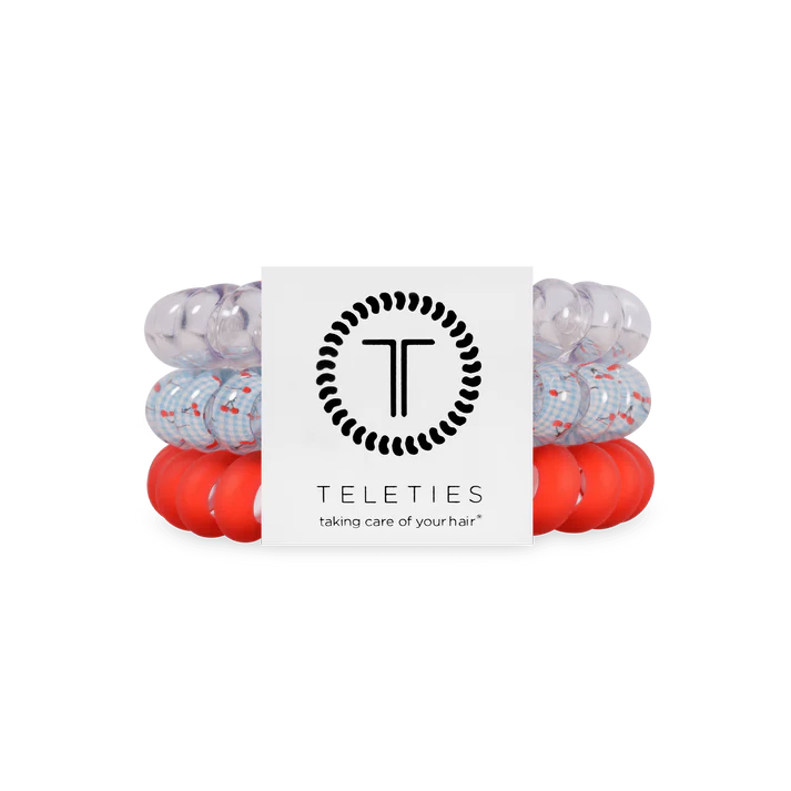 Teleties 3 Piece Small - Basket of Cherries