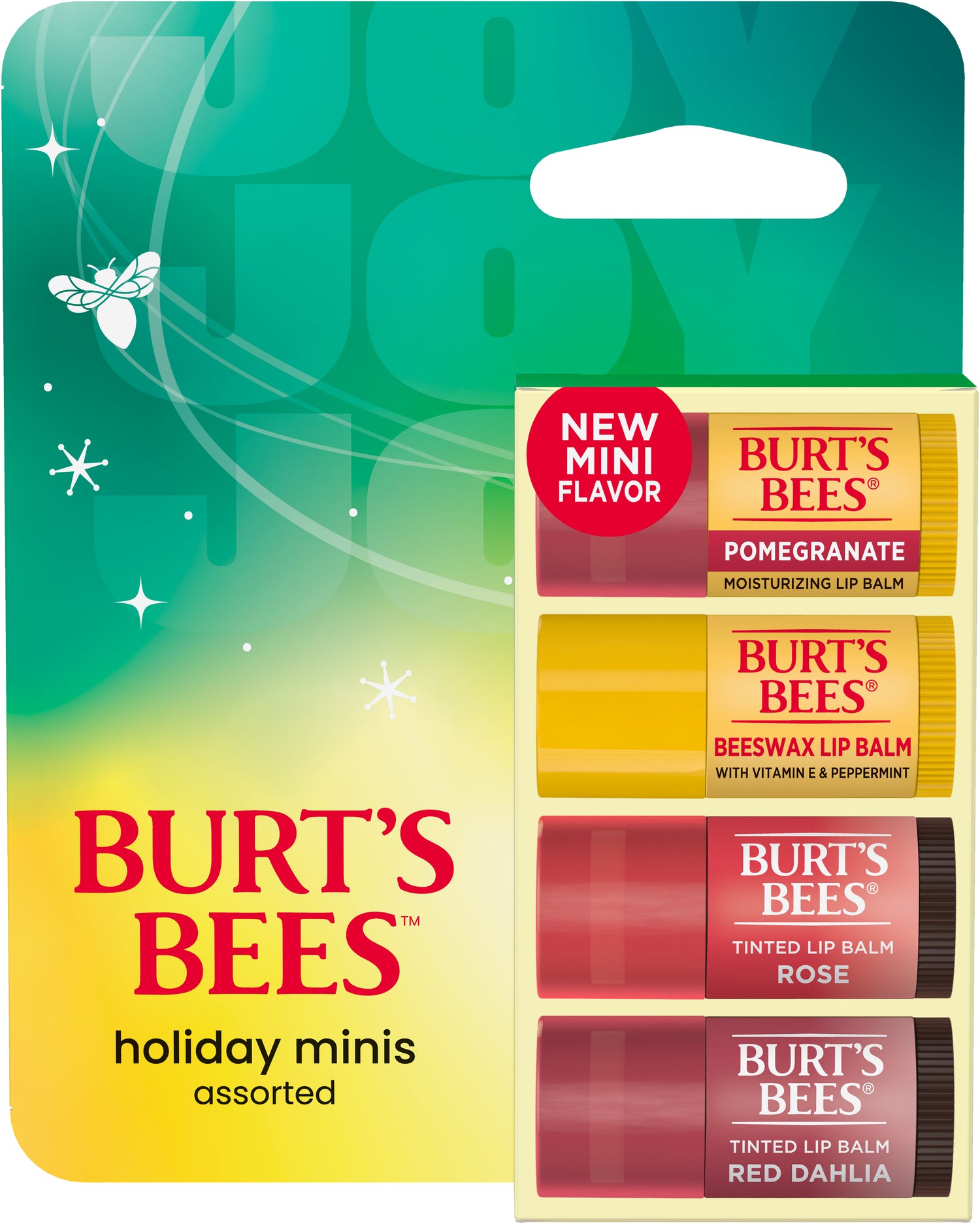Burt's Bees Holiday Minis - 4 Pack
