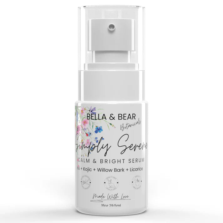 Bella & Bear Botanicals | Simply Serene Calm & Bright Serum 1 oz.