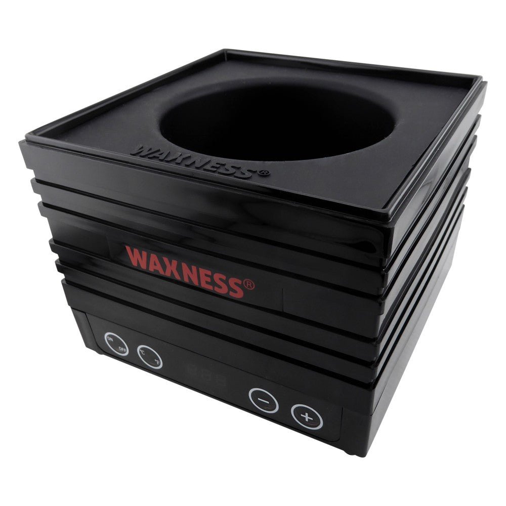 Waxness Non-Stick Easy Clean Silicone Bowl for Waxness W-CUBE Warmers 1lb - Black