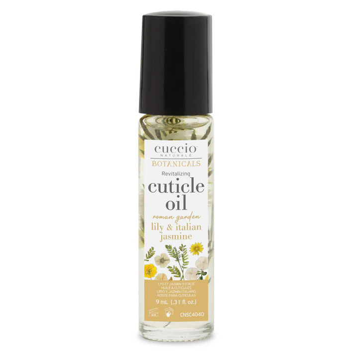 Cuccio Cuticle Italian Garden Collection Roll-On Cuticle Oil Roman Garden - Lily & Italian Jasmine 9 mL