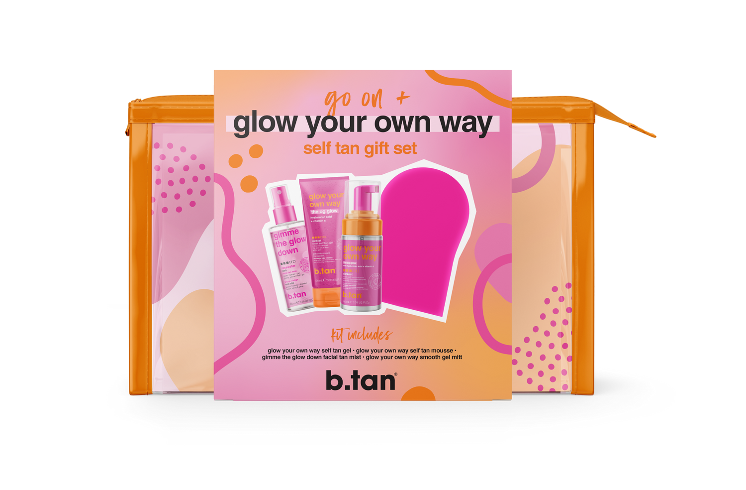 B.Tan Go On & Glow Your Own Way Gift Set B.Tan