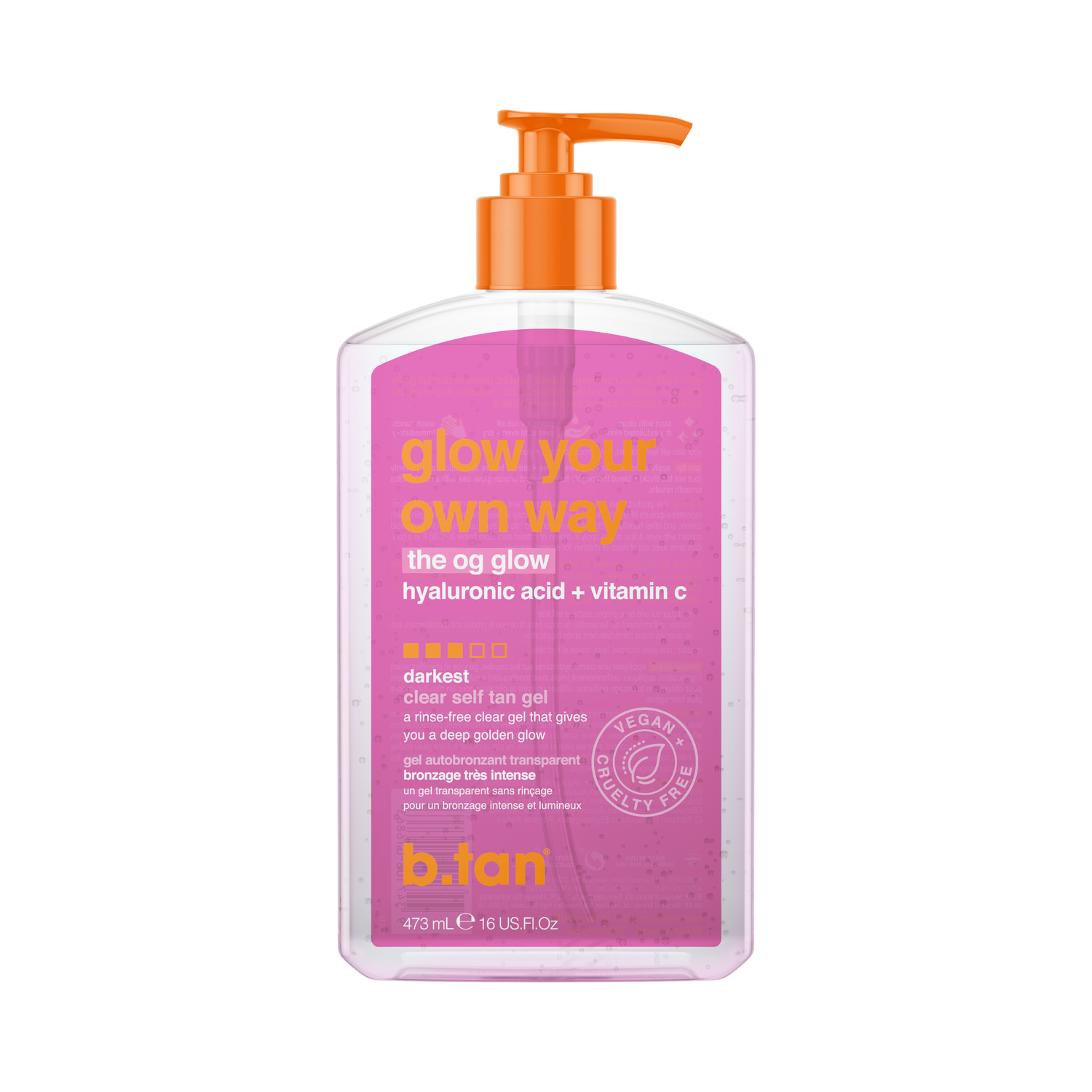 B.Tan Glow Your Own Way OG Glow Self Tan Gel 16 oz.