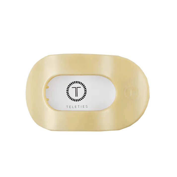 Teleties Flat Butter Yellow Hair Clip Medium