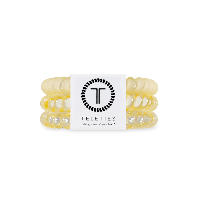 Teleties Small 3 Pack - Butter Yellow