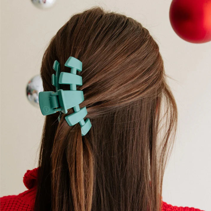 Teleties Medium Classic Fir Real Hair Clip