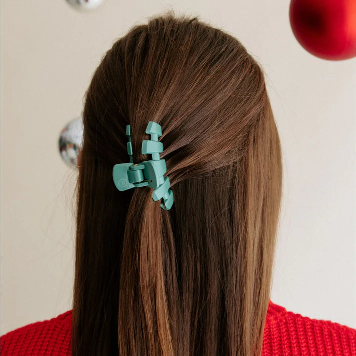 Teleties Small Classic Fir Real Hair Clip