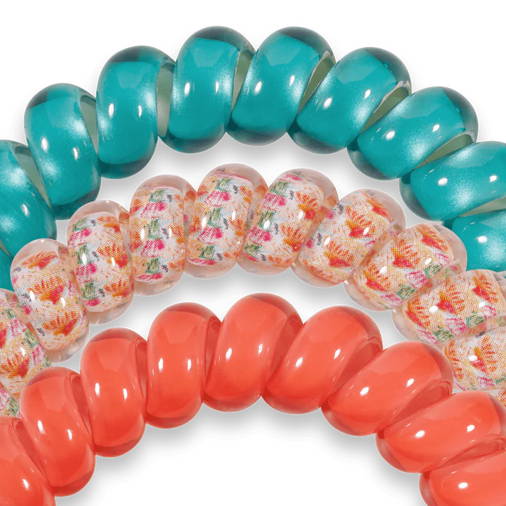 Teleties Large 3 Pack Coral Craze