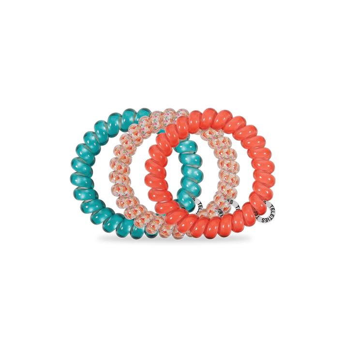 Teleties Large 3 Pack Coral Craze