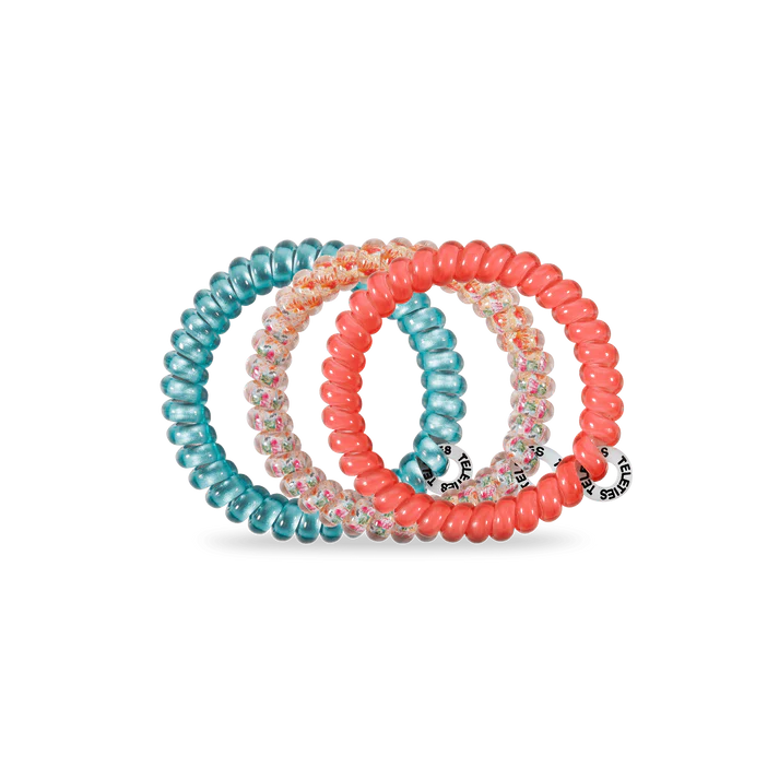 Teleties Small 3 Pack - Coral Craze - PinkPro Beauty Supply