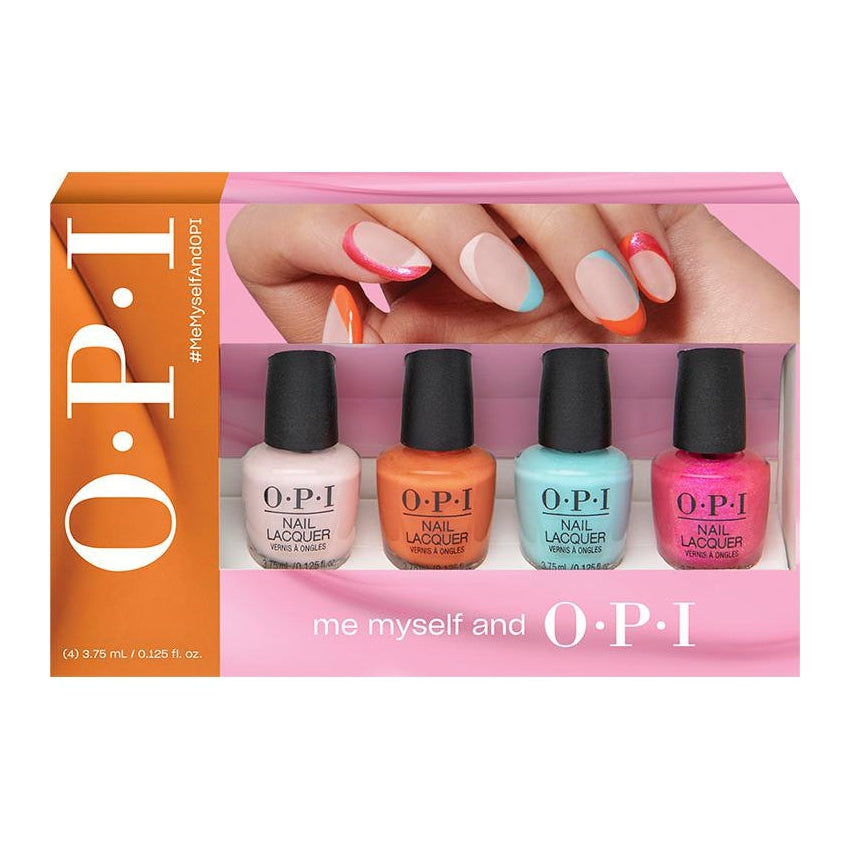 OPI Me Myself & OPI Nail Lacquer 4 Piece Mini Pack