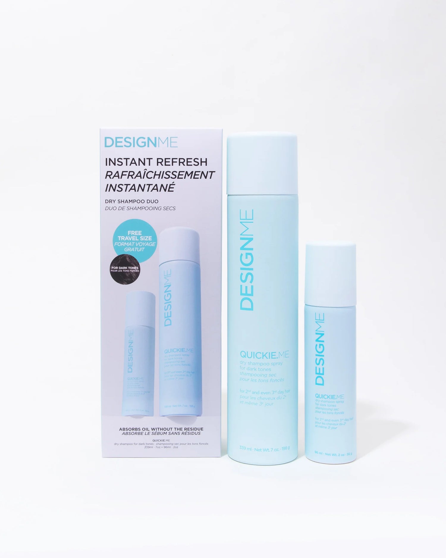 DESIGNME Quickie.Me Instant Refresh Duo for Dark Tones