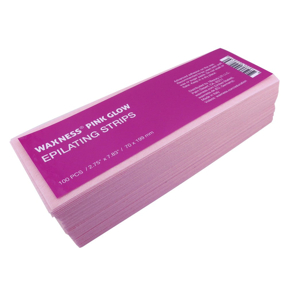 Waxness Extra Comfort Pink Glow Epilating Strips - 100 Pack