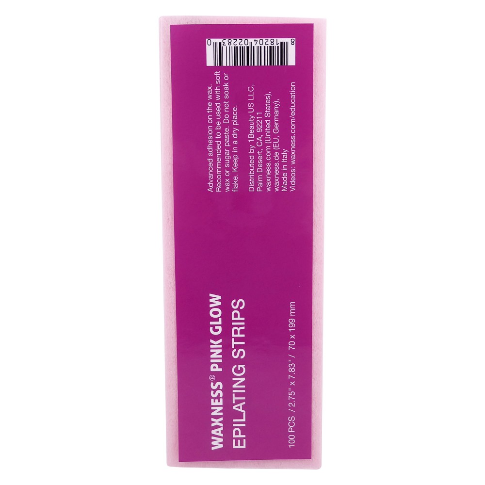 Waxness Extra Comfort Pink Glow Epilating Strips - 100 Pack