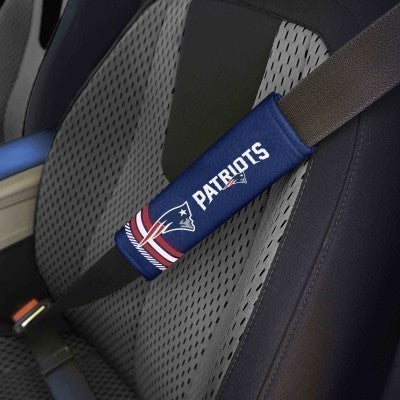 Fanmats New England Patriots NFL Color Rally Seatbelt Pad Set - 2 Pieces