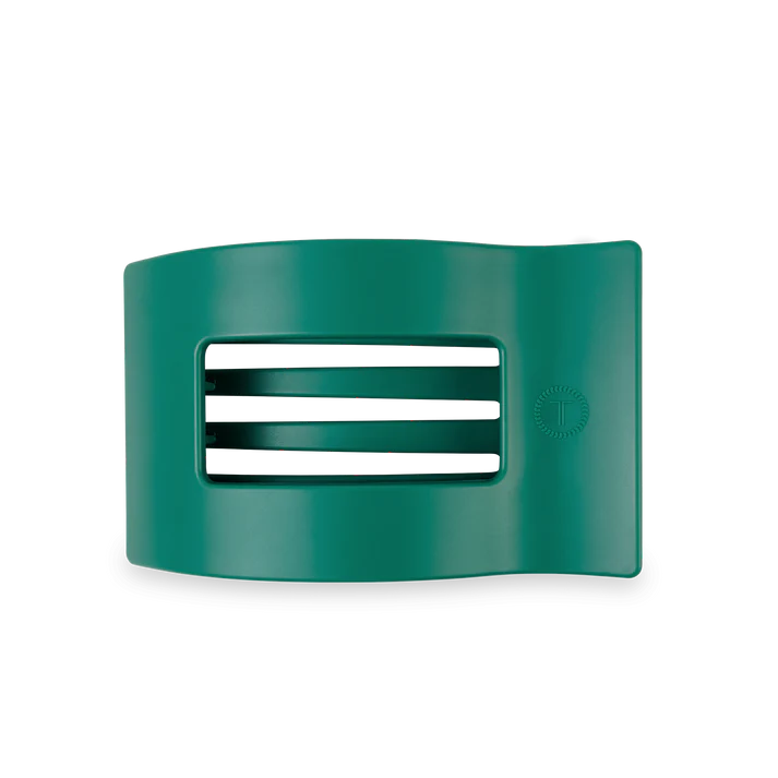 Teleties Flat Rectangle Medium Clip - Fir Real