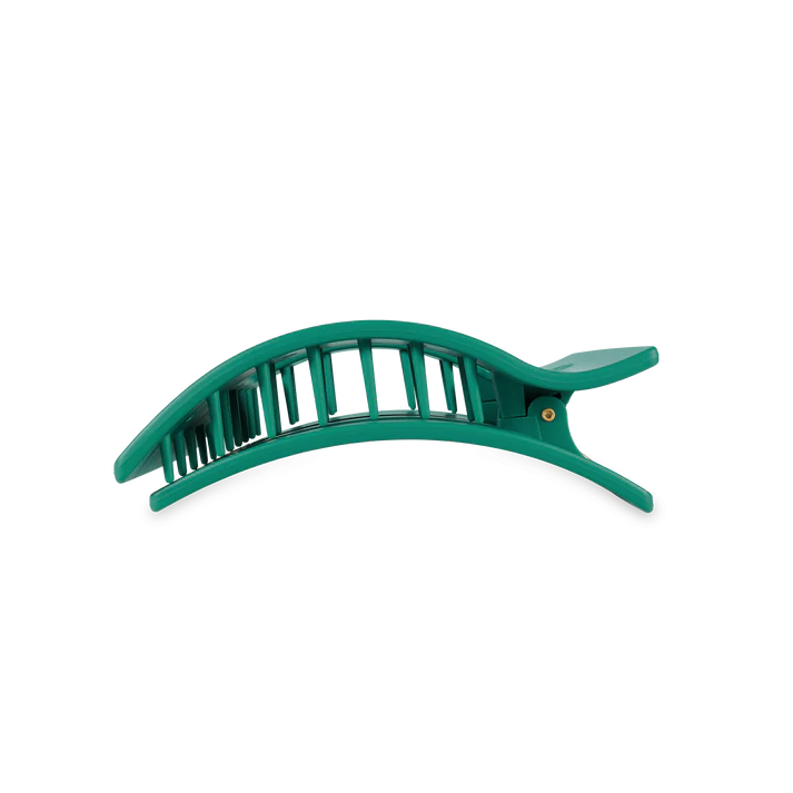 Teleties Flat Rectangle Medium Clip - Fir Real