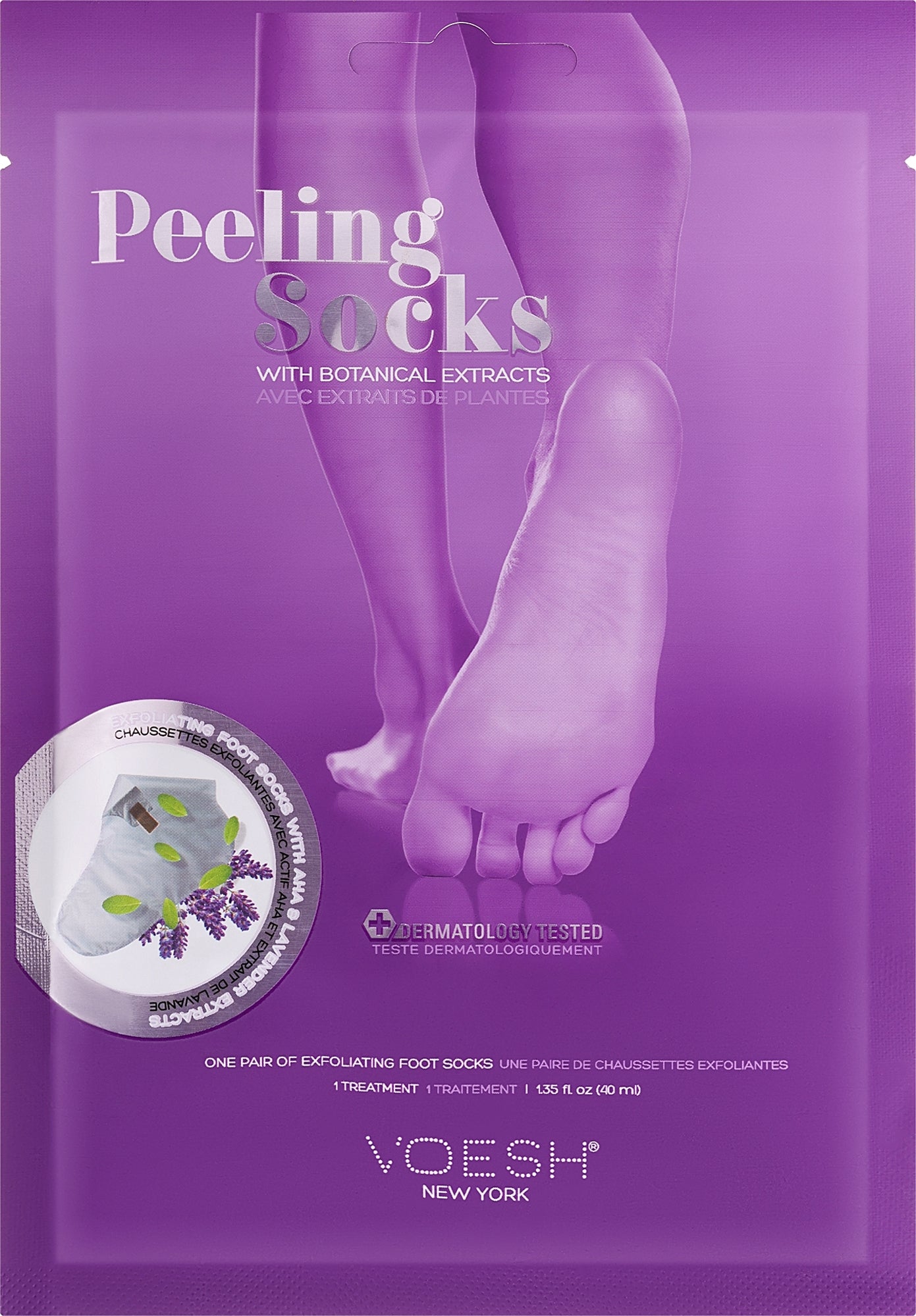 Voesh Peeling Socks With AHA & Botanicals