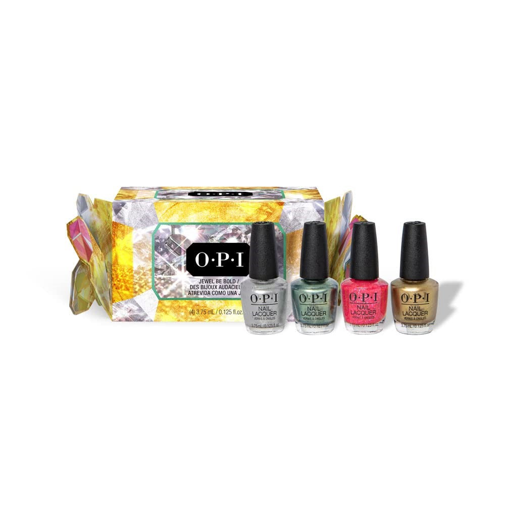 OPI Nail Lacquer Jewel Be Bold Collection 4 piezas Mini Cracker