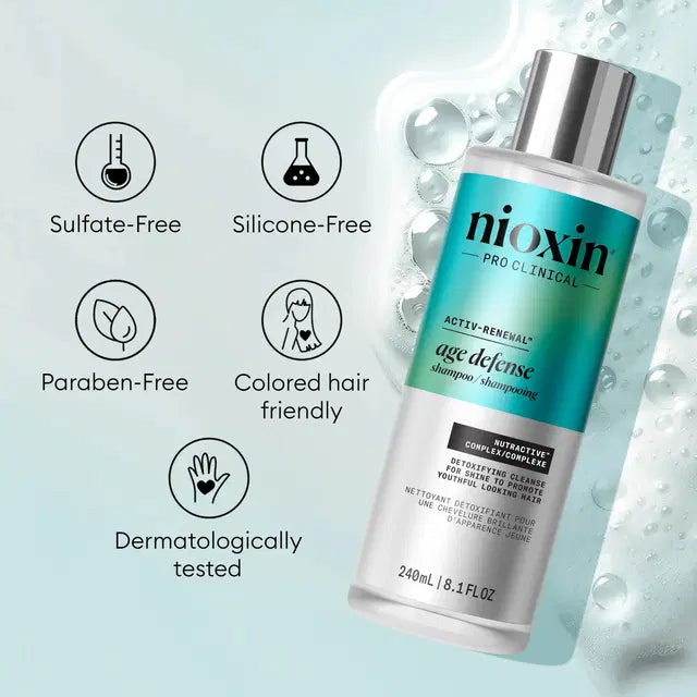 Nioxin Age Defense Shampoo 8.1 oz.