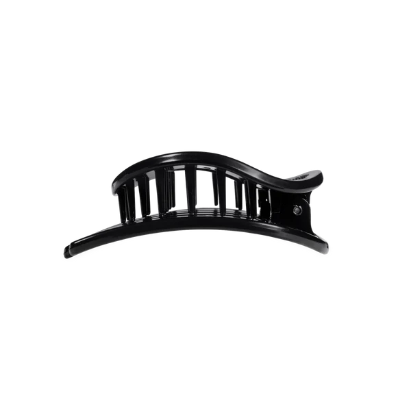 Teleties Flat Circle Clip Medium - Jet Black