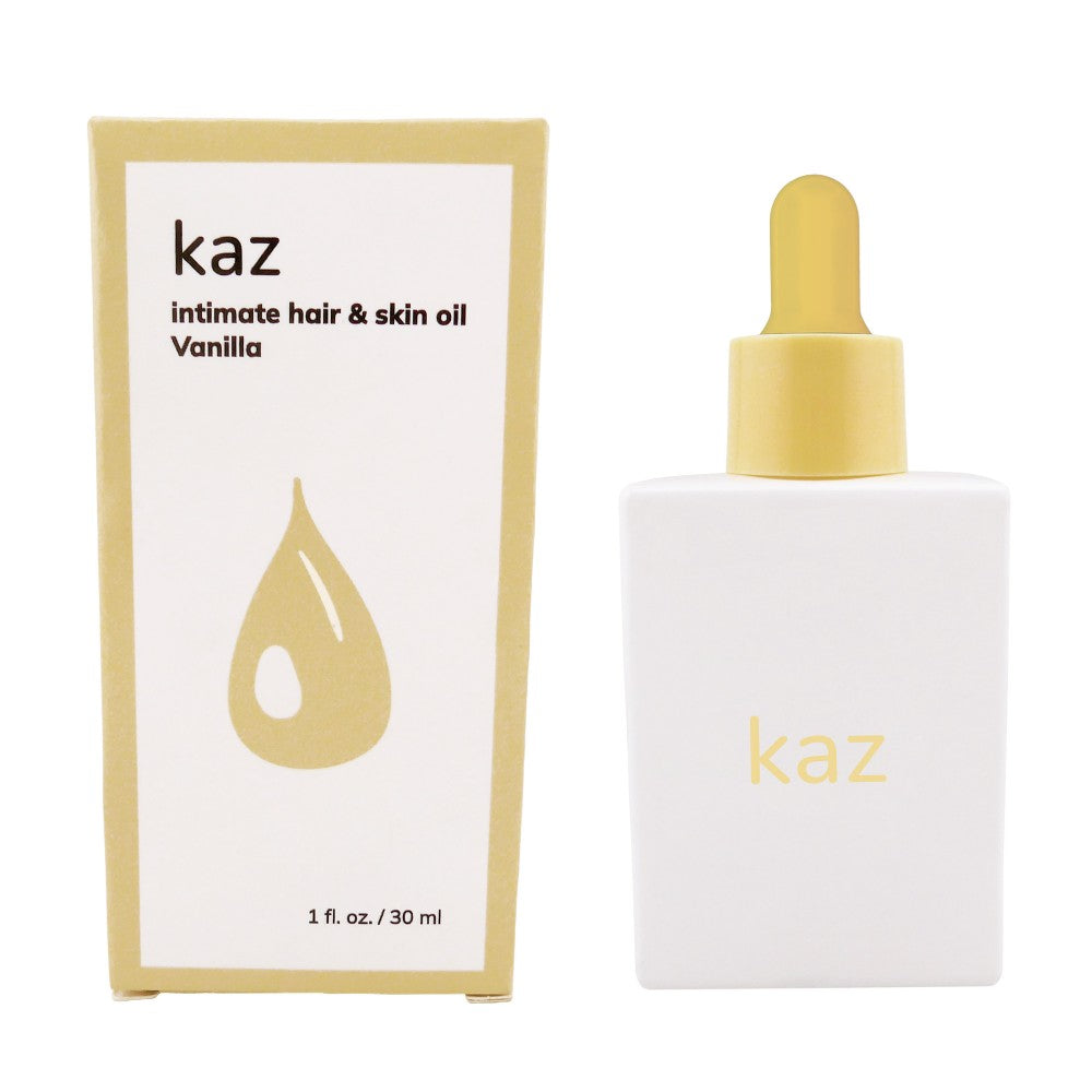 Waxness KAZ Intimate Hair & Skin Oil Vanilla 1 oz.