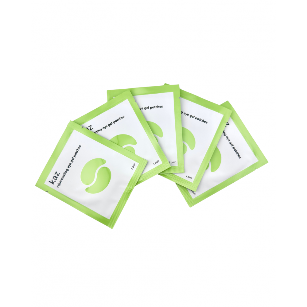 Waxness KAZ Rejuvenating Eye Gel Patches with Caffeine and Extensin 5 Count