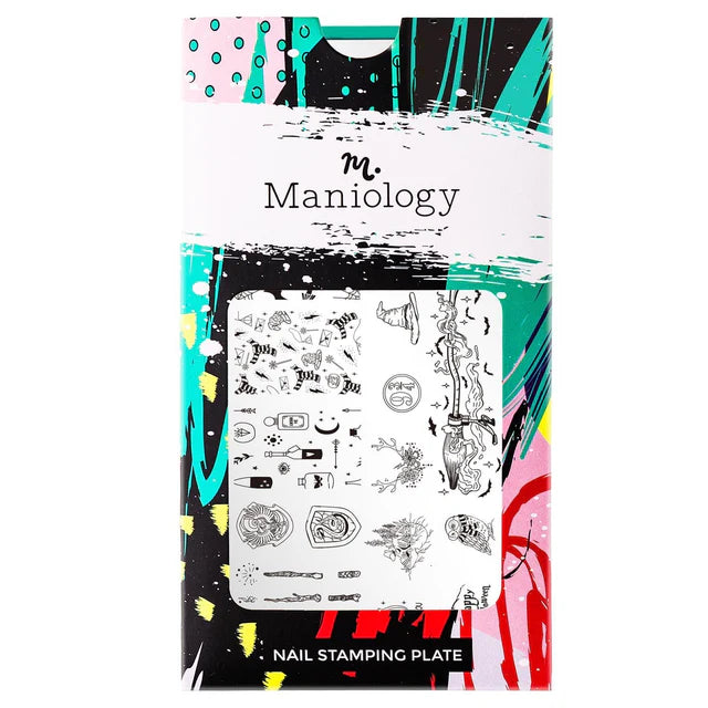 Maniology Lacey Details - Placa para estampar uñas