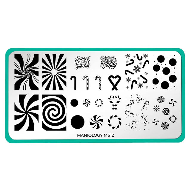 Maniology Lacey Details - Placa para estampar uñas