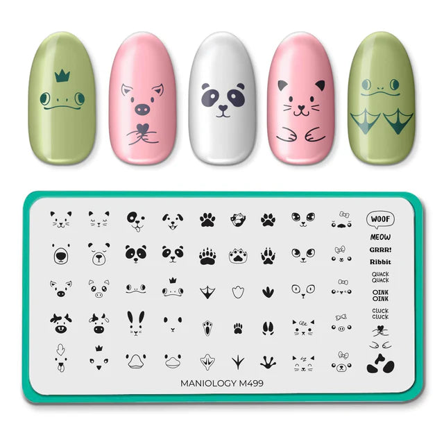 Maniology Face Off - Nail Stamping Plate