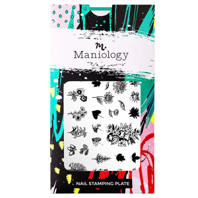 Maniology Lacey Details - Placa para estampar uñas