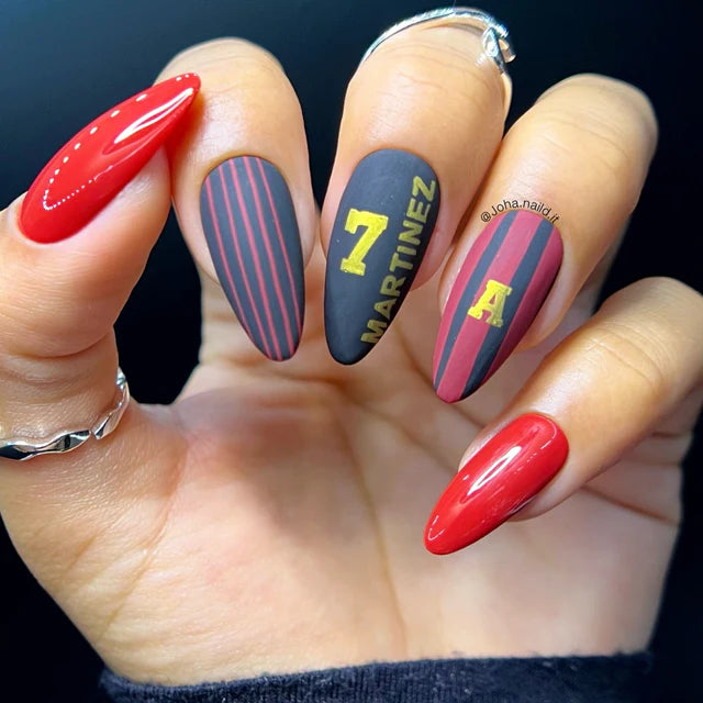 Maniology Game On: Sports Jersey - Nail Stamping Plate