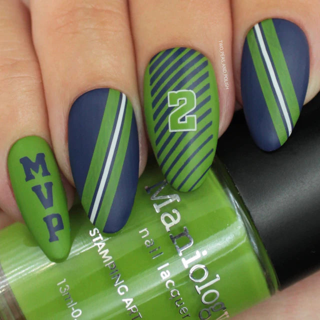 Maniology Game On: Sports Jersey - Nail Stamping Plate