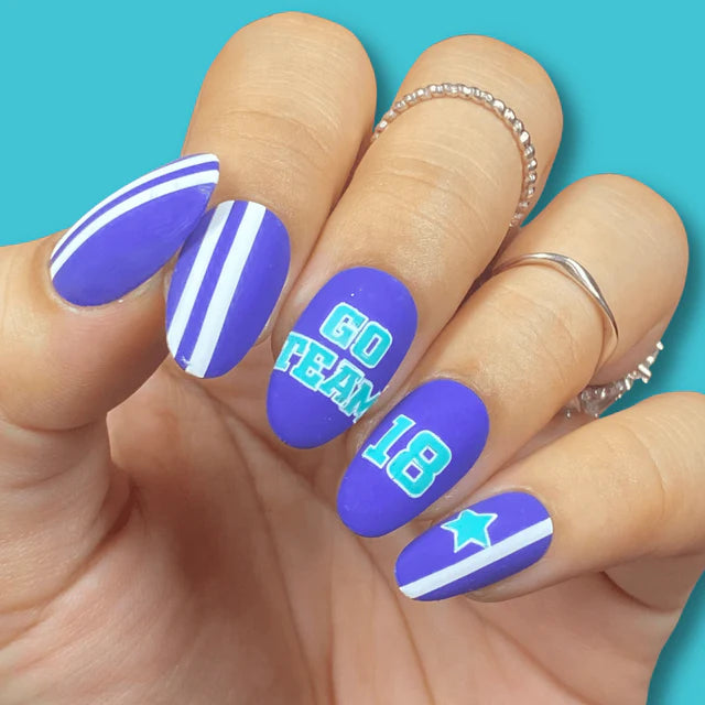 Maniology Game On: Sports Jersey - Nail Stamping Plate